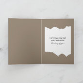 Denken Sie an Chalk Art Girl mit Herz Karte (Innenseite)