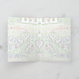 Denken Sie an Chartreux Garden Pastel Karte