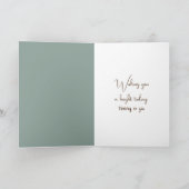 Denken Sie an Cotton Bouquet Karte (Innenseite)