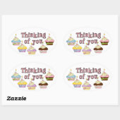 Denken Sie an Cupcake Sticker (Blatt)