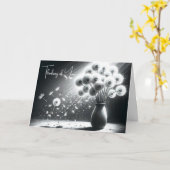 Denken Sie an Dandelion Bunch Karte (Gelbe Blume)