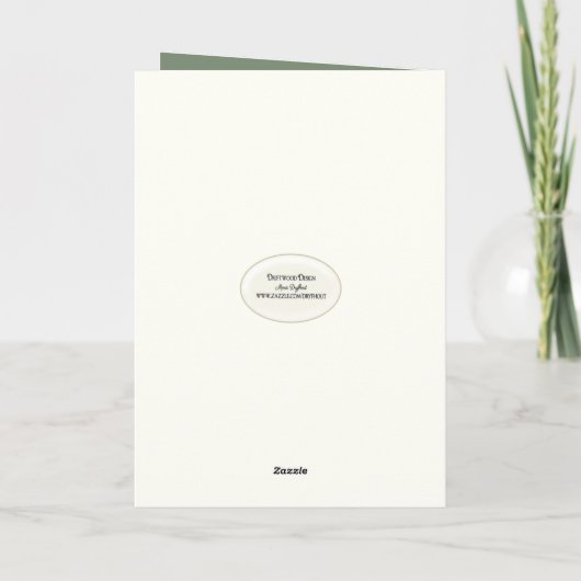 Denken Sie an Dandelion Reflection in a Mirror Karte (Rückseite)