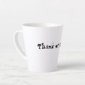 Denken Sie an das Brandurteil Milchtasse (Linke Ecke)