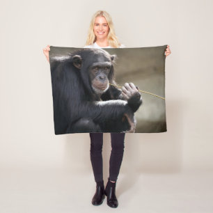 Denken Sie an das Monkeying Fleecedecke