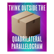 Denken Sie an das Parallelogramm Quadrilaterl