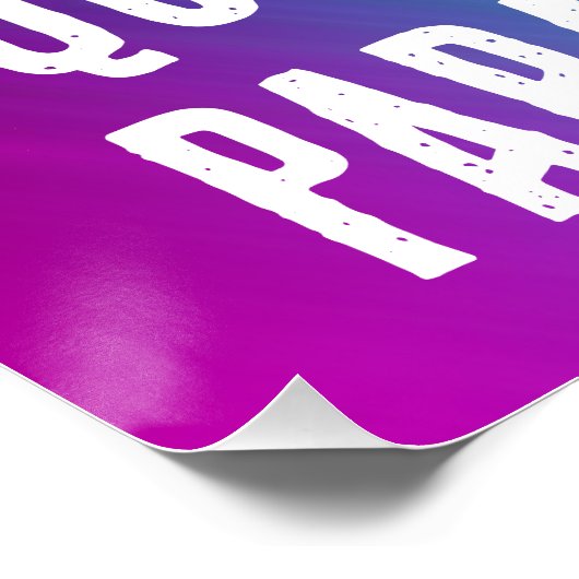 Denken Sie an das Parallelogramm Quadrilaterl Poster (Ecke)