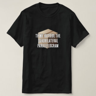 Denken Sie an das Parallelogramm Quadrilaterl T-Shirt