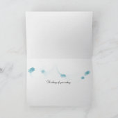 Denken Sie an das weiße Daisy-Feld auf Ihrer Karte (Innenseite)