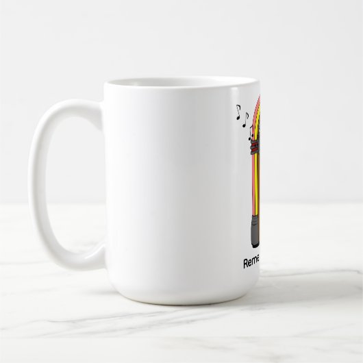 Denken Sie an den "60er Kaffeetasse (Links)