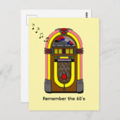 Denken Sie an den "60er Postkarte (Vorne/Hinten)