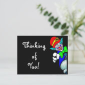 Denken Sie an den bösen Dämonenclown Postkarte (Stehend Vorderseite)