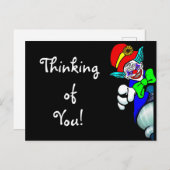 Denken Sie an den bösen Dämonenclown Postkarte (Vorne/Hinten)