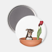 Denken Sie an den Frühling! Magnet (Vorderseite/Rückseite)