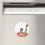 Denken Sie an den Frühling! Magnet (In Situ (Geschirrspüler))