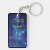 Denken Sie an den Himmel Schlüsselanhänger (Rückseite)