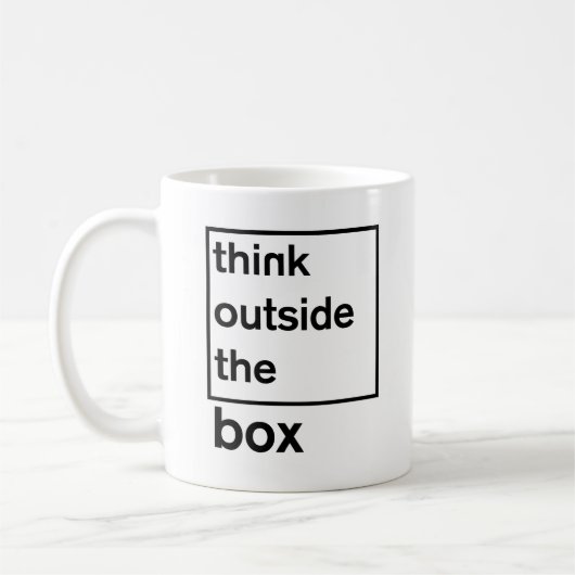 Denken Sie an den kreativen Coffe-Cup Kaffeetasse (Links)