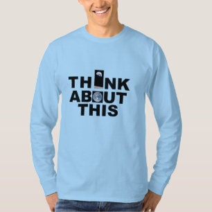 DENKEN SIE AN DEN langärmeligen T - Shirt DIESER M