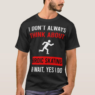 Denken Sie an den nordischen Skaten Skate Skater T-Shirt