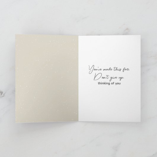 Denken Sie an den Polarbär Karte (Innenseite)