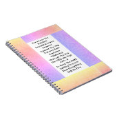 Denken Sie an den Regenbogen Notizblock (Rechte Seite)