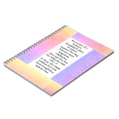 Denken Sie an den Regenbogen Notizblock (Linke Seite)