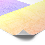 Denken Sie an den Regenbogen Poster (Ecke)