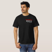 Denken Sie an den T - Shirt von 1933 (Vorne ganz)