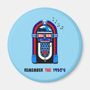 Denken Sie an die 1950er Jahre Magnet