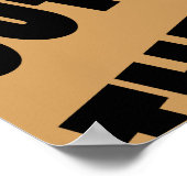 Denken Sie an die Box Funny Poster Sign (Ecke)