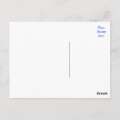 Denken Sie an die deutsche Hirtendogie-Postkarte Postkarte (Rückseite)