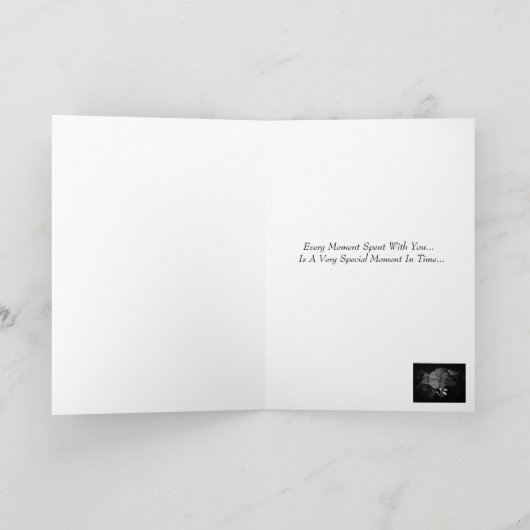 Denken Sie an die Grußkarte TBW - Romantik Karte (Innenseite)