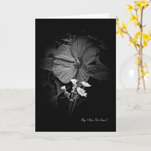 Denken Sie an die Grußkarte TBW - Romantik Karte (Gelbe Blume)