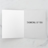 DENKEN SIE AN DIE HANDSOME TABBY CAT GREETING CARD KARTE (Innenseite)