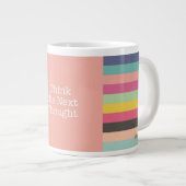 Denken Sie an die nächste Thought Jumbo-Tasse (Vorderseite Rechts)