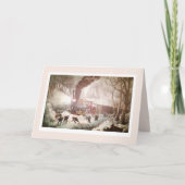 Denken Sie an die Schneeballbahn Ihrer Karte (Vorderseite)