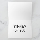 DENKEN SIE AN DIE TROPISCHE STRANDKARTE KARTE (Innenseite)