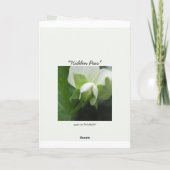 Denken Sie an die Vorlage Ihrer Karte, anpassbar (Rückseite)