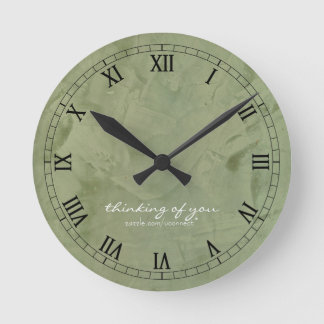 Denken Sie an die Wall-Uhr Runde Wanduhr