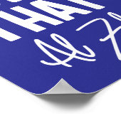 Denken Sie an diejenigen, die Alzheimer nicht habe Poster (Ecke)