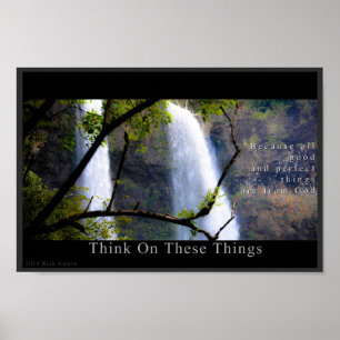 Denken Sie an diese Dinge - die Inspiration der Na Poster
