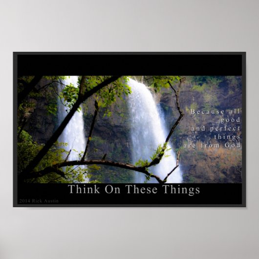 Denken Sie an diese Dinge - die Inspiration der Na Poster (Vorne)