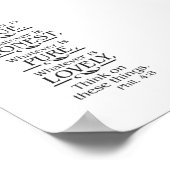 Denken Sie an diese Dinge Poster (Ecke)