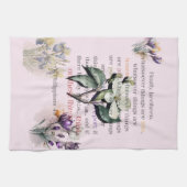 Denken Sie an diese Dinge-Schrift Geschirrtuch (Horizontal)