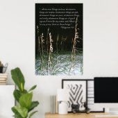 Denken Sie an dieses Things Scripture Poster - Ver (Heimbüro)