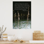 Denken Sie an dieses Things Scripture Poster - Ver (Küche)