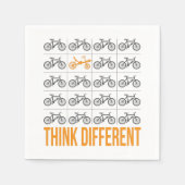 Denken Sie an ein anderes Radfahrerpapier für den  Serviette (Vorderseite)