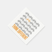 Denken Sie an ein anderes Radfahrerpapier für den Serviette (Ecke)