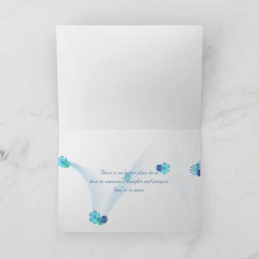 Denken Sie an ein Fenster mit weißem Leuchtturm Karte (Innenseite)