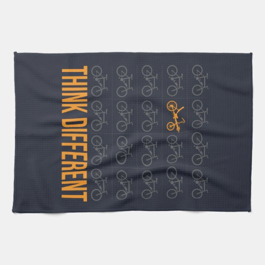 Denken Sie an einen anderen Radfahrer des Liegefah Geschirrtuch (Horizontal)