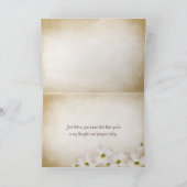 Denken Sie an einen Golden Retriever Welpe Karte (Innenseite)